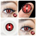 Cosplay HD45-6 Barclubhousea RED Color Contact Lenses Halloween Makeup Cosmetic Contactlen COMICPARTY Barbie HD45-6. 