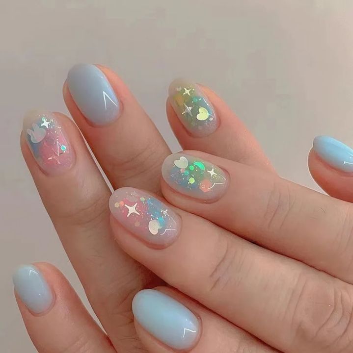 24pcs%20Oval%20Round%20False%20Nails%20Short%20French%20Purple%20Butterfly%20Nails%20Full%20Cover%20Nail%20Tips%20Press%20on%20Nails%20faux%20fingernail%20-%20Image%202