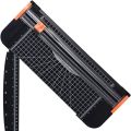 A4 Paper Cutter 12 Inch Titanium Paper Trimmer Scrapbooking Tool with Automatic Security Safeguard and Side Ruler for Craft Paper, Coupon, Label and Cardstock. 