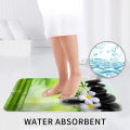 Cross-border one drop delivery carpet toilet three-piece set of underwater world floor mat bathroom mat absorbent mat to figure. 
