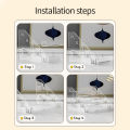 Transparent Display Stand Makeup Organizer Cosmetic Display Box Desktop Storage Rack Cosmetic Lipstick Storage Riser Shelves.