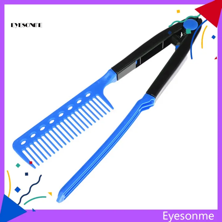 EYES%20Multifunction%20V%20Shape%20Flat%20Hair%20Styling%20Straightening%20Comb%20Salon%20DIY%20Style%20Tool%20-%20Image%202