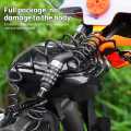 Motorcycle Helmet Lock Cable Black Tough Combination 4 Digit Password Anti-theft.
