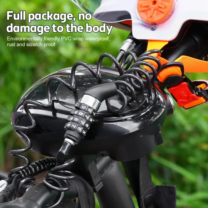 Motorcycle%20Helmet%20Lock%20Cable%20Black%20Tough%20Combination%204%20Digit%20Password%20Anti-theft%20-%20Image%204