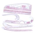 6 Styles French Curve Ruler Metric Rulers Set for Dressmaker Tailor Designer. 