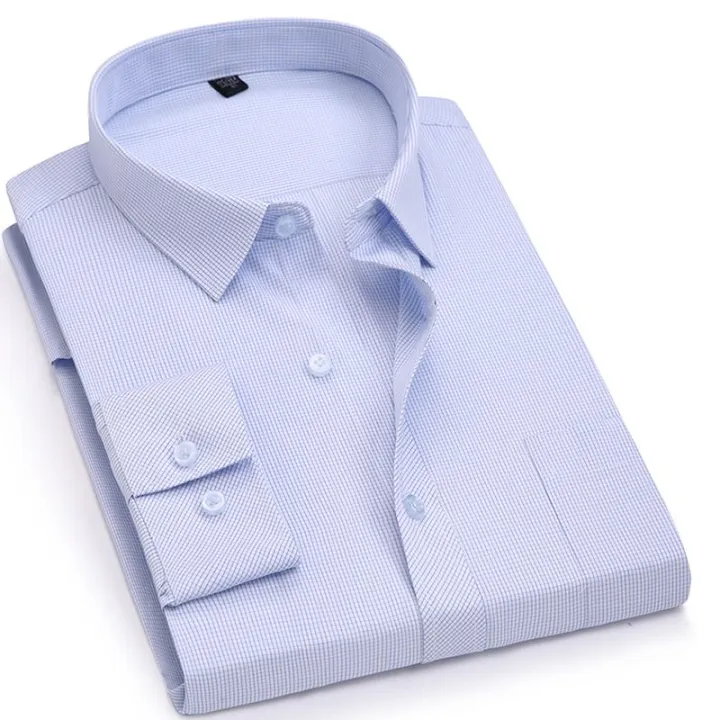 Men's%20Long-Sleeved%20Shirt%20White%20Collar%20Blue%20Striped%20Business%20Formal%20Wear%20Bank%20Work%20Clothes%20Work%20Work%20Clothes%20Non-Ironing%20Shirt%20Men's%20Long-Sleeved%20Shirt%20-%20Image%204