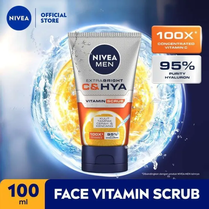 Nivea%20Men%20Extra%20Bright%20C&HYA%20Vitamin%20Face%20Scrub%20100ml%20-%20Image%202