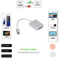 USB Type-C to VGA Converter Czble **White**. 