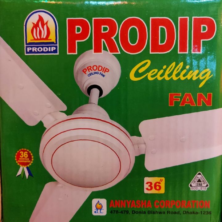 Ceiling Fan Prodip Ceiling Fan 56" ( Only 3 years replacement guarantee )