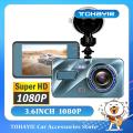 TOHAYIE J16 Car DVR Video Recorder Dash Camera 1080P Single Lens 3.6 Full HD G Sensor Portable Cycle Recording Dash Cam Dashcam (with 8G TF Card). 