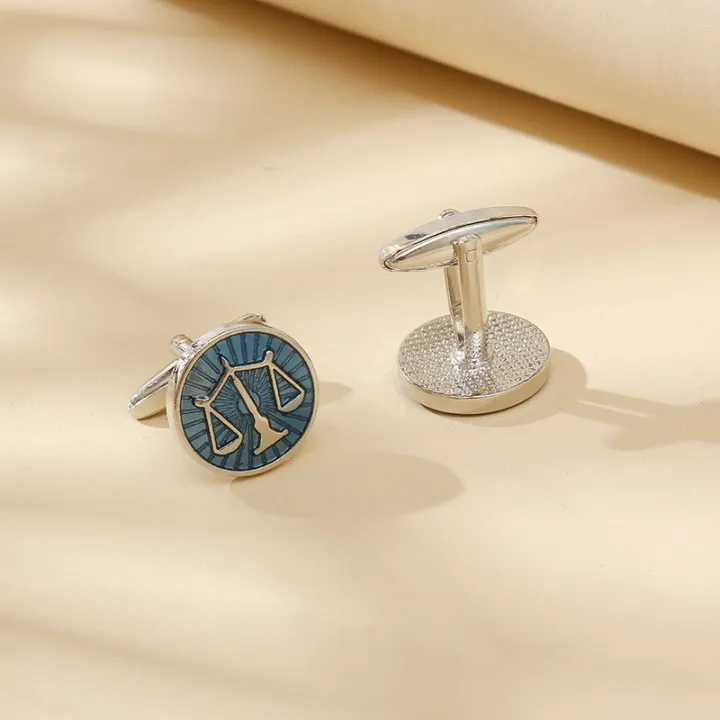 Scale%20Symbol%20French%20Cufflinks%20Pair%20for%20Lawyer/Law%20Professions%20(1%20Pair)%20-%20Image%203