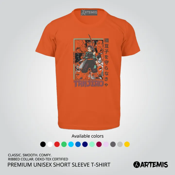 Demon-Slayer-Tanjiro-without-bg%20Premium%20Unisex%20/%20Men%20Short%20Sleeve%20T-shirt%20-%20Image%203