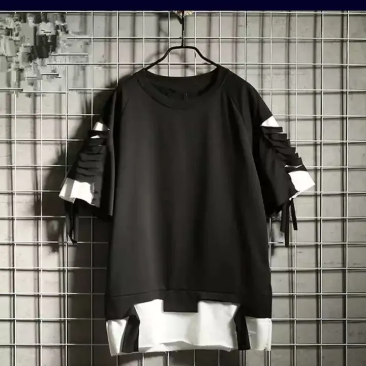 Black White Cotton T-Shirt for Men and Women - Cool Summer Tees Shirt - Stay Stylish and Comfortable in This Cool Tee