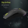 Delux M800 Wireless Gaming Mouse RGB 2.4Ghz Dual Mode 16000 DPI Lightweight rechargeable 1000Hz Mice with Soft rope Cable.