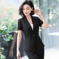 2022Summer New Business Suit Female Fashionable Suit Student Interview Hotel Work Clothes. 