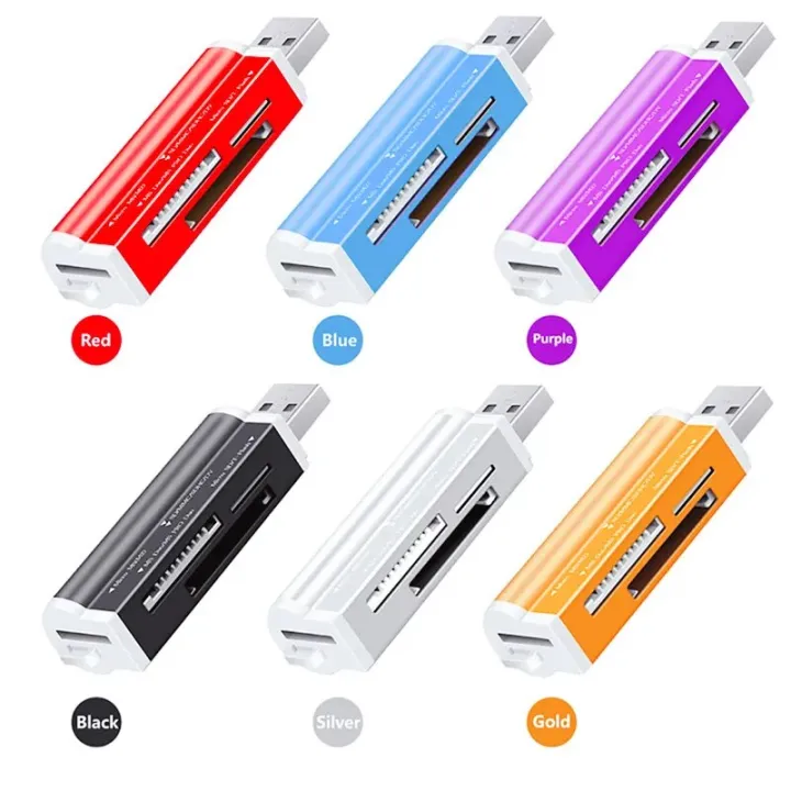 4 in 1 Micro SD Card Reader Flash USB Memory Card Reader For Memory ...