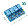 Arduino 4 Channel Relay Module 4-Channel Relay Control Board with Optocoupler. Relay Output 4 Way Relay Module. 