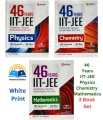 46 Years Chapterwise Topicwise Solved Papers (2021-1979) IIT JEE Physics,Chemistry & Mathematics (Set of 3 Books). 