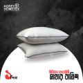 Premium Quality Fiber Head Pillow with Bag, White, (18"x26"), 1 Pcs. 