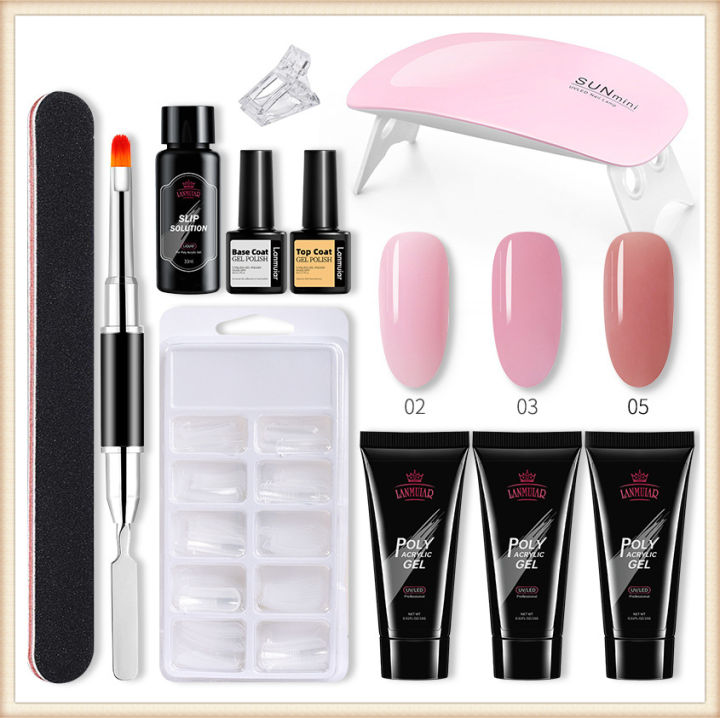 (NEW)Poly%20Nail%20Gel%20Set%206W%20Led%20Lamp%20Full%20Manicure%20Set%20Quick%20Extension%20Nail%20Kit%20Gel%20Builder%20Polygels%20Set%20For%20Nails%20Nail%20Tool%20Kit%20-%20Image%204