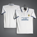 2026 Fifa World Cup Argentina Football Jersey For Men - Half Sleeve Collar Polo t shirt - Argentina Jersey.