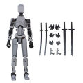 Multi-Jointed Movable Robot 3D Printed Mannequin Toyslucky 13 Dummy Action.