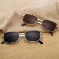 High-end Men's Sunglasses Gentleman Square Sunglasses for Men Black Brown. 