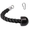 Heavy Duty Tricep Pull Down Single Rope, Fitness Attachment Cable Machine Pulldown Rope for Home Gym.
