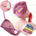2023 New Fashion Women Magical Microfiber  Shower Cap for Women and Girls, Soft Cap for Dry Hair, Quick Vacation Turban.. 
