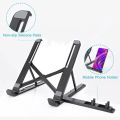 Foldable Laptop Stand Holder - 3 In 1 Portable Notebook Holder for iPhone, Xiaomi - Multifunction Adjustable Non-slip Desktop Bracket.