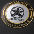RY08+FASP Royal Enfield Motorbike Emblem Badge aluminum standard high quality Decal & sticker for Royal Enfield 1901 Retro. 