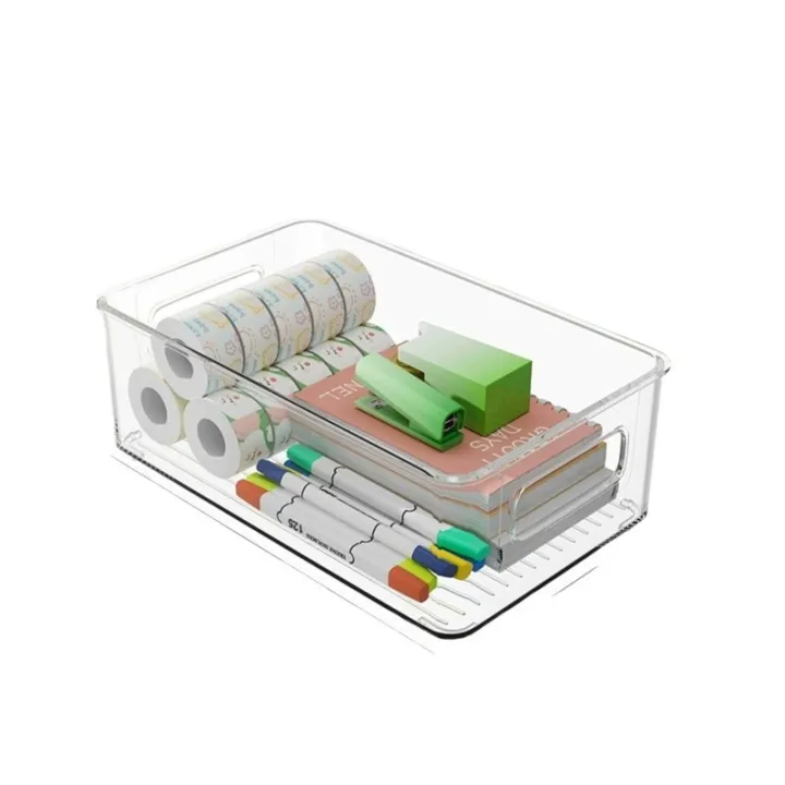 Desktop%20storage%20box%20Household%20transparent%20basket%20dormitory%20stationery%20snacks%20and%20sundry%20storage%20box%20cosmetics%20mask%20storage%20rack%20-%20Image%205