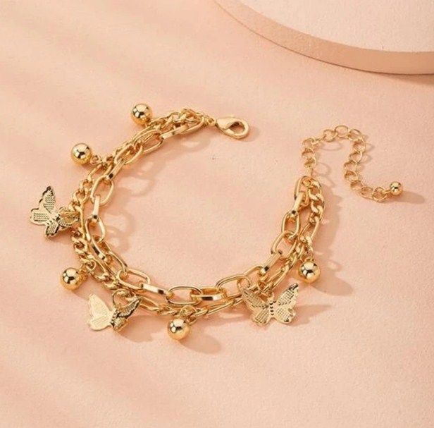 Butterfly%20Bracelet%20Woman%20Layered%20Girl%20Bracelets%20Tassel%20Fashion%20Clavicle%20Chain%20Lady%20Party%20Gold%20Color%20European%20Zinc%20Alloy%20Collare%20-%20Image%206