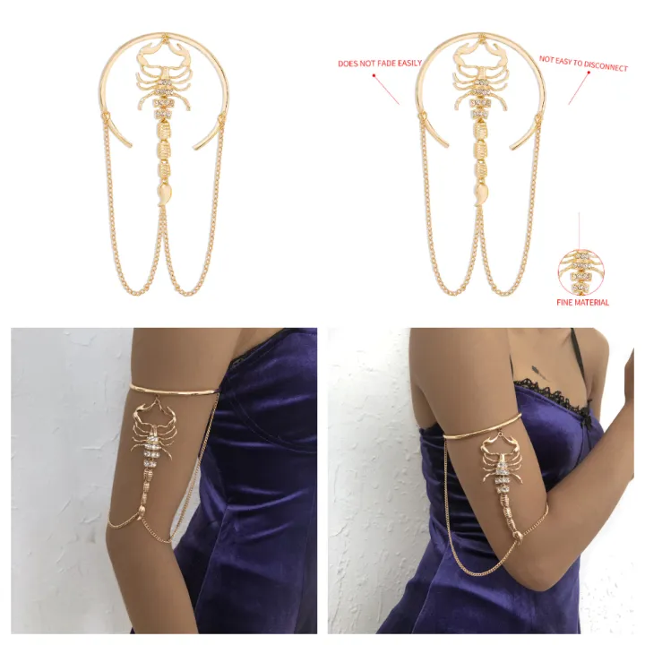 Cuff%20Armlet%20Armband%20For%20Women%20%20Retro%20Bracelet%20Bangle%20Jewelry%20Scorpion%20Upper%20Arm%20Bracelet%20-%20Image%203