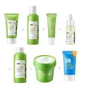 Green Tea Facial Kit Korean Cosmetics Acne Treatment Face Serum Eye Cream Fresh Sunscreen Face Care Nourish Sakura Skin Care Set. 