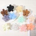 New Fashion Matte Flower Claw Clips Women Hair Claws Floral Cute Hair Accessories Hair Clips For Girls Sweet Clamp Barrettes Cologo. 
