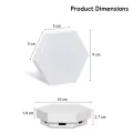 Hexagon Lights Affordable Price In Bangladesh Zymak H52 Hexagon RGB Lights Gaming Room Wall Decoration Hexagonal LED RGB Gaming Lights Night Light. 