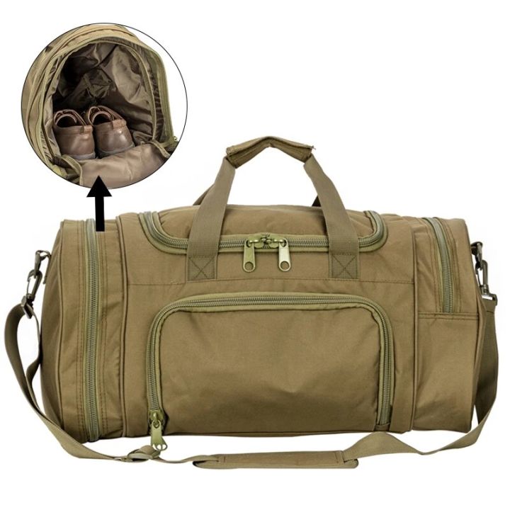 Sport Gym Fitness Bag for Men Military Tactical Duffle Bag Travel Work Out  Bags Training Workout Bag With Shoe Compartment