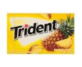 Trident Sugar Free Gum, 12 Packs of 14 Pieces (168 Total Pieces) (Pineapple). 