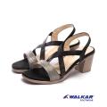 Walkar Ladies Heel PU Synthetic gliter. 