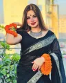 Eid Special Half Silk Flower Par Saree for Women - Comfortable and Suitable for All Seasons and Occassions. 