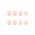 Menggh 24pcs Long Ballerina Fake Nails with Design Tip Long False Nails Wearable Nail Art. 