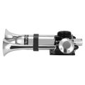 Double Tube Horn With Air Outlets Car Horn 12.0V 24V General Car Horn Loudspeaker Auto Modification Parts One Tube 105dB Double Tubes 210dB. 