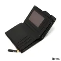 Avro Men's Soft PU Leather Business Wallet Multi-Card Slot With ID Holder Solid Color Travel Money Bag For Men.