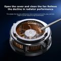 MEMO CX07 Magnetic Mobile Phone Game Cooler, Semiconductor Cooling Fan for Android PUBG.
