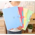Cute A4 File Folder 5 layers Desk Document Organizer School Office supplies Stationery. 