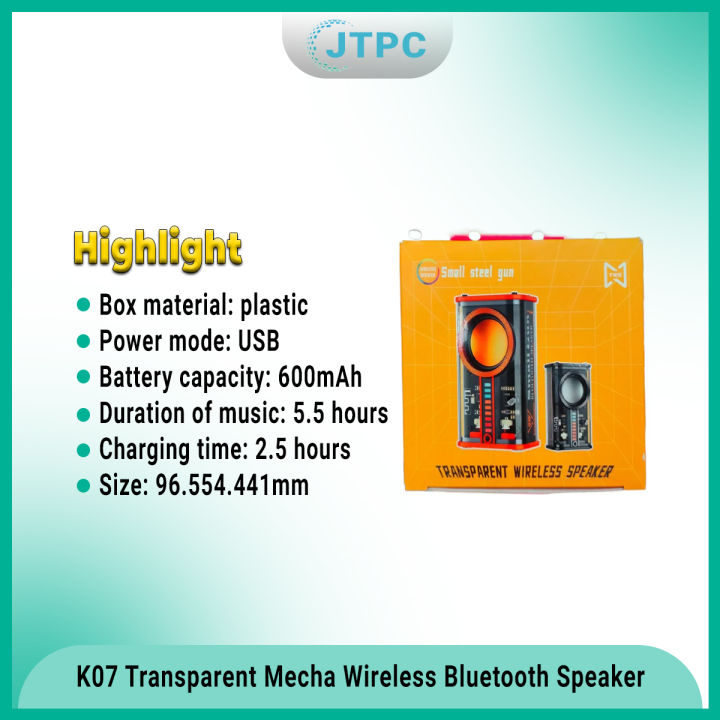K07%20Transparent%20Mecha%20Wireless%20Smart%20Bluetooth%20Speaker%20Sound%20Light%20Rhythm%20Subwoofer%20TWS%20Stereo%20Cyberpunk%20Music%20Center%20Hands-Free%20Call%20-%20Image%204