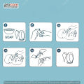 Silicone Baby Nasal Aspirator Penguin Appearance Transparent Reusable Baby Nose Cleaner Baby Nose Sucker. 