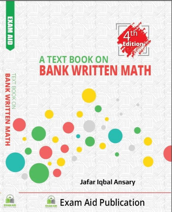 A Text Book on Bank Written Math by Jafar Iqbal Ansary - 4th Edition ...