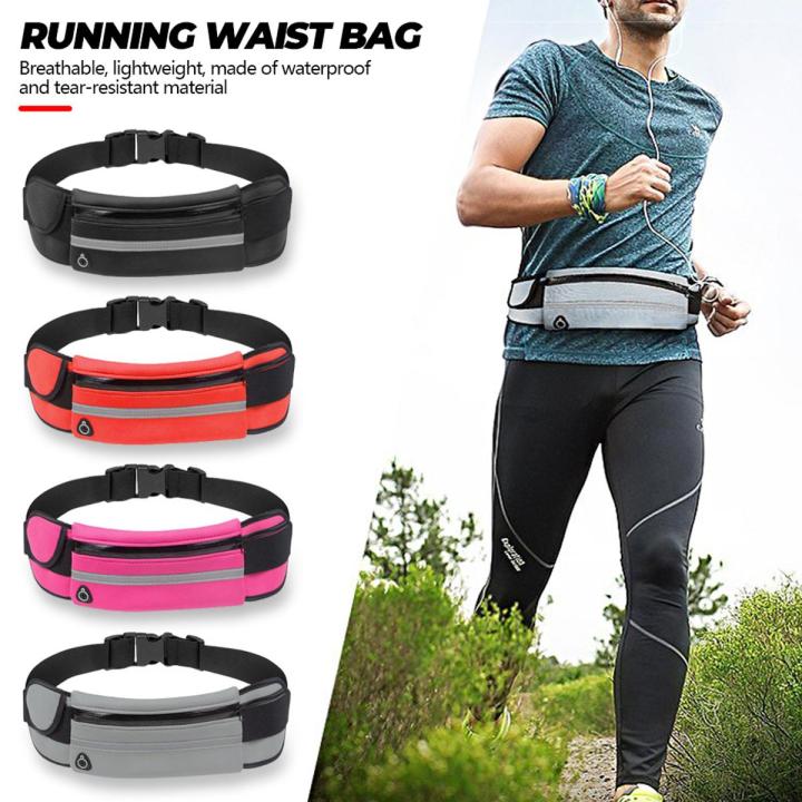 Portable Sports Waist Bag Running Bag Waterproof reflective Sports Belt Gym Bag For Men women Phone Holder Cycling Run Belt Sport Accessories